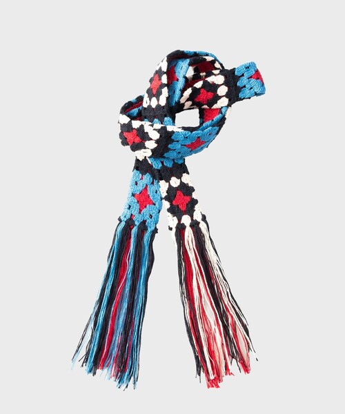 DISCOVERED（ディスカバード）の「CROCHET KNIT BELT（ベルト・メンズ・ブラック・FREE）」の2枚目の写真