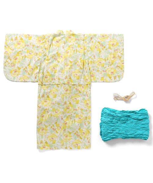 セール】【帯セット】簡単に着られる！大花柄浴衣（浴衣）｜Seraph