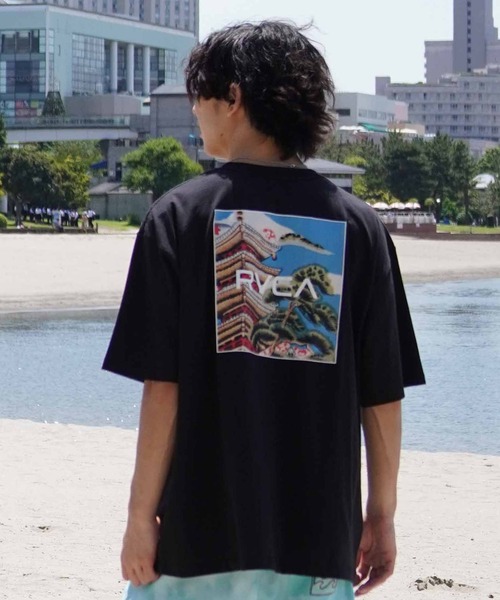 ムラサキスポーツ限定&日本限定】RVCA/ルーカ 半袖Tシャツ バック