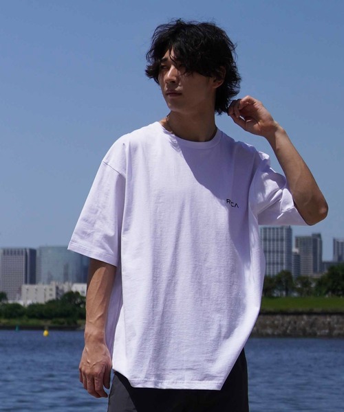 RVCA(ルーカ)の「【ムラサキスポーツ限定&日本限定】RVCA/ルーカ 半袖Tシャツ バックプリント JAPAN EXCLUSIVE BE04A-P29(Tシャツ/カットソー・メンズ・ホワイト/ブラック・L/M/S)」の12枚目の写真