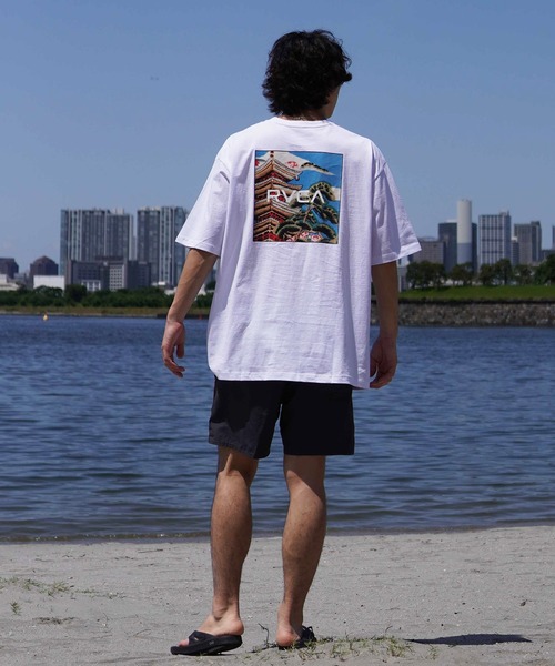 RVCA(ルーカ)の「【ムラサキスポーツ限定&日本限定】RVCA/ルーカ 半袖Tシャツ バックプリント JAPAN EXCLUSIVE BE04A-P29(Tシャツ/カットソー・メンズ・ホワイト/ブラック・L/M/S)」の15枚目の写真