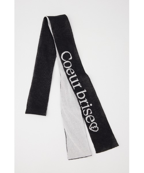 SLY（スライ）の「BI COLOR THIN STALL バイカラー シン ストール（ストール/ショール・レディース・ブルー系その他/ブラック系その他2・FREE）」の4枚目の写真