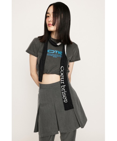 SLY（スライ）の「BI COLOR THIN STALL バイカラー シン ストール（ストール/ショール・レディース・ブルー系その他/ブラック系その他2・FREE）」の3枚目の写真