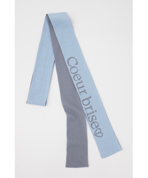 SLY（スライ）の「BI COLOR THIN STALL バイカラー シン ストール（ストール/ショール・レディース・ブルー系その他/ブラック系その他2・FREE）」の7枚目の写真