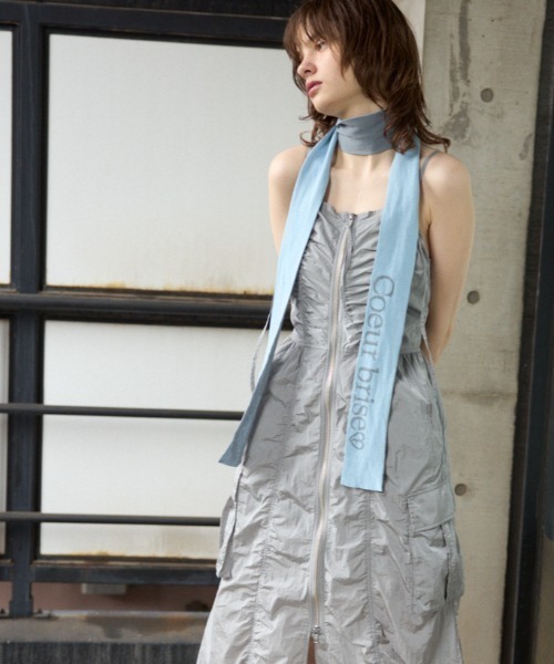 SLY（スライ）の「BI COLOR THIN STALL バイカラー シン ストール（ストール/ショール・レディース・ブルー系その他/ブラック系その他2・FREE）」の12枚目の写真