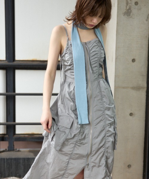 SLY（スライ）の「BI COLOR THIN STALL バイカラー シン ストール（ストール/ショール・レディース・ブルー系その他/ブラック系その他2・FREE）」の13枚目の写真