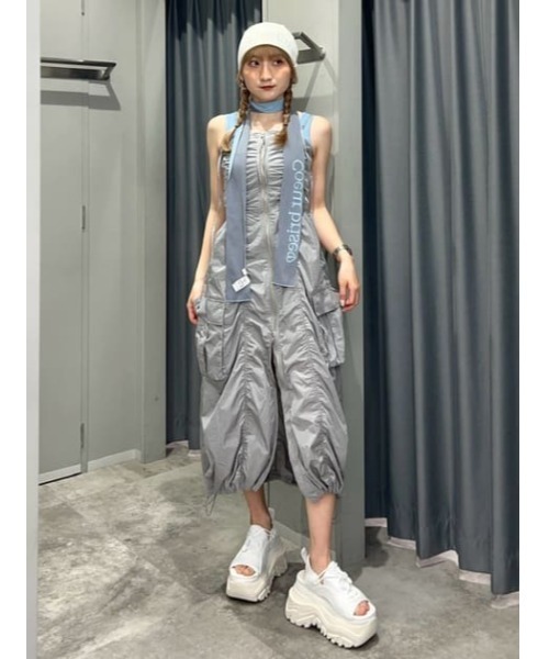 SLY（スライ）の「BI COLOR THIN STALL バイカラー シン ストール（ストール/ショール・レディース・ブルー系その他/ブラック系その他2・FREE）」の19枚目の写真