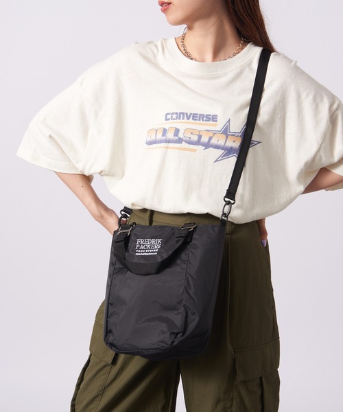 FREDRIK PACKERS(フレドリックパッカーズ)の「【FREDRIK PACKERS】210D + 600D MISSION TOTE XS(ショルダーバッグ・レディース・カーキ/ブラック/チャコールグレー/ブラック系その他2・FREE)」の16枚目の写真