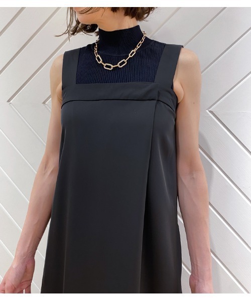 Pauline Bleuポリーヌブローサロペット Pauline Bleu ポリーヌブロー フロントアシンメトリーデニム