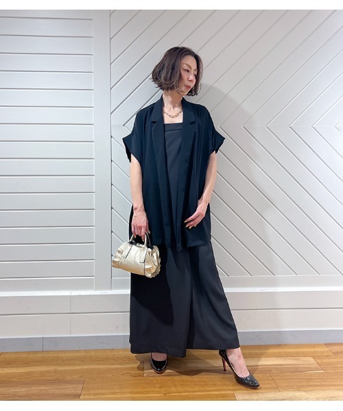 Pauline Bleuポリーヌブローサロペット Pauline Bleu ポリーヌブロー フロントアシンメトリーデニム