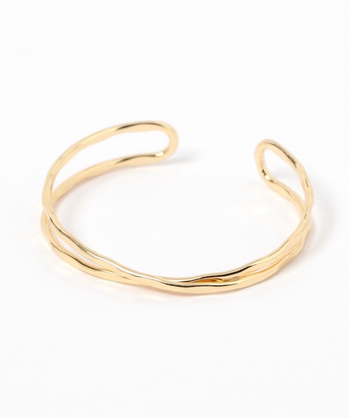 LAKOLE（ラコレ）の「ダブルラインバングル / 120739（バングル/リストバンド・レディース・その他1/その他2・FREE）」の4枚目の写真