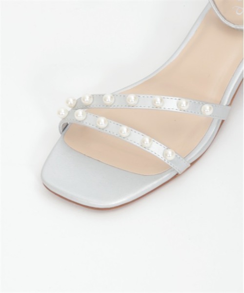 axes femme（アクシーズファム）の「パールストラップサンダル（サンダル・レディース・シルバー/ブラック/ピンク・MEDIUM/LARGE）」の13枚目の写真