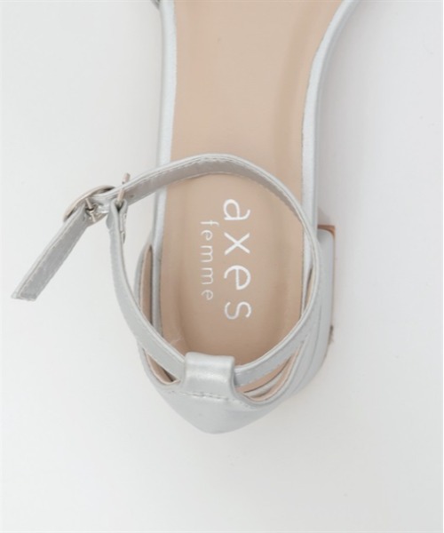 axes femme（アクシーズファム）の「パールストラップサンダル（サンダル・レディース・シルバー/ブラック/ピンク・MEDIUM/LARGE）」の16枚目の写真