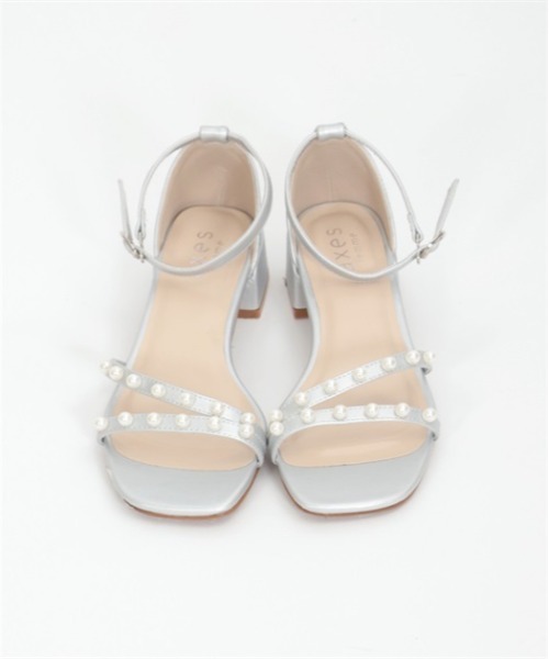 axes femme（アクシーズファム）の「パールストラップサンダル（サンダル・レディース・シルバー/ブラック/ピンク・MEDIUM/LARGE）」の17枚目の写真