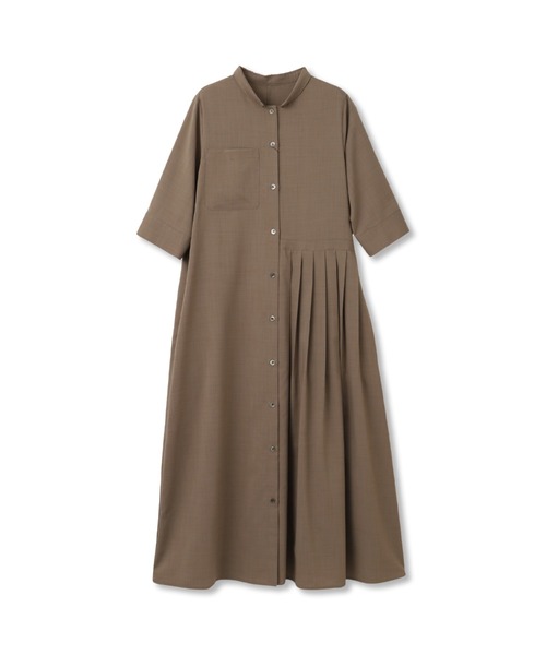 MAYSON GREY(メイソングレイ)の「アシメプリーツワンピース≪洗濯機で洗える≫(ワンピース・レディース・ブルー/ブラック/ベージュ・S/M)」の12枚目の写真