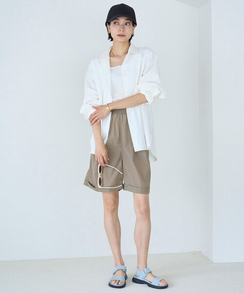 UNFILO（アンフィーロ）の「Light Move ショートパンツ（その他パンツ・レディース・こしょう色系/ブラック系・SMALL/MEDIUM）」の6枚目の写真