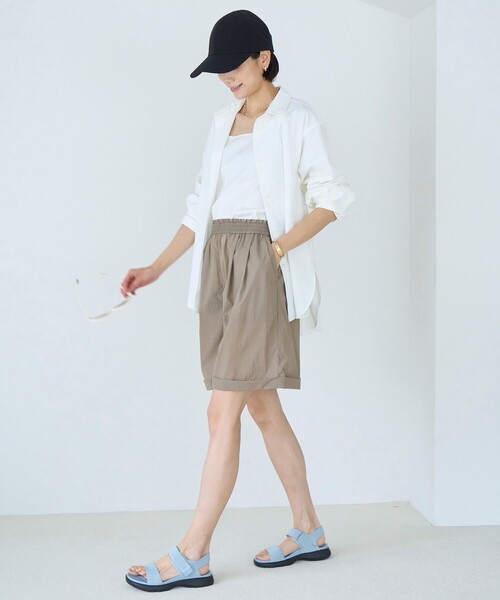 UNFILO（アンフィーロ）の「Light Move ショートパンツ（その他パンツ・レディース・こしょう色系/ブラック系・SMALL/MEDIUM）」の7枚目の写真