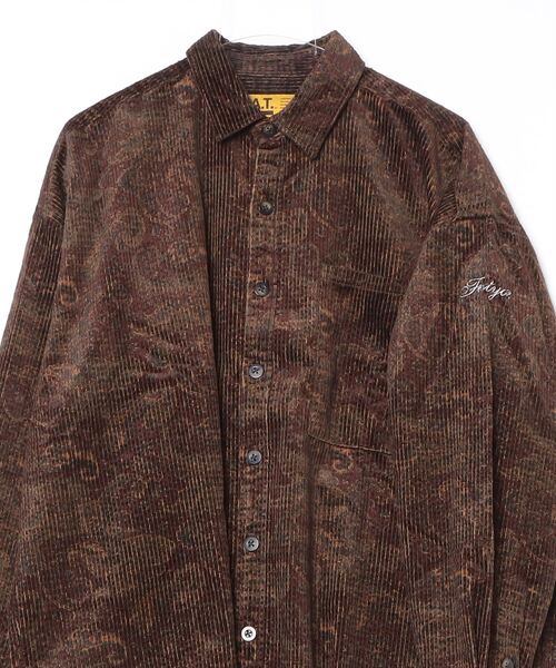 FAT(エフエイティー)の「BIGASLEY(シャツ/ブラウス・メンズ・ブラック/ブラウン・TITCH(M)/SKINNY(L)/FAT(XL)/JUMBO(XXL))」の4枚目の写真