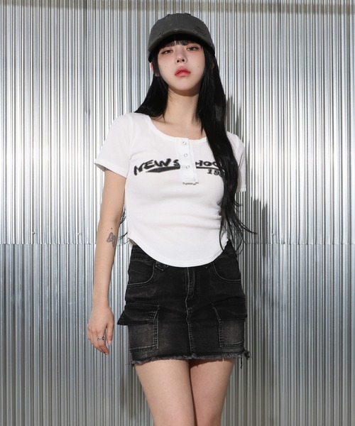 FOLLOWIN（フォロウィン）の「[UNISEX][小頭フィット][オールシーズン可能]ビンテージ ダメージ無地デザイン ボールキャップ（キャップ・レディース・ベージュ/ネイビー/グレー/ブラック/ライトブルー・ONE SIZE）」の14枚目の写真