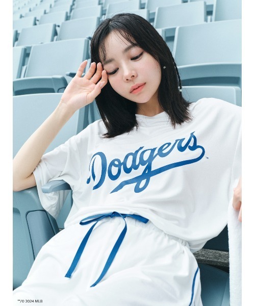 スナイデルホーム♡新品 MLB ベースボール ロゴ ルームウェア セットアップ Amazon | スナイデルホーム SNIDEL HOME 【MLB】カットソー