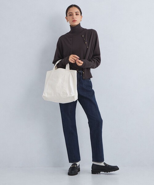 green label relaxing（グリーンレーベルリラクシング）の「EVERY エブリィ ニット タートルネック -ウォッシャブル-（ニット/セーター・レディース・グレー/ブラック/ライトブルー/ダークブラウン/レッド/ダークグレー/ロイヤルブルー・FREE）」の18枚目の写真