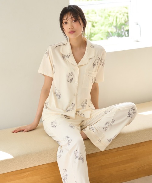 SNIDEL  【Moispro】上下セット Amazon | スナイデルホーム SNIDEL HOME 【Moispro】開襟シャツ