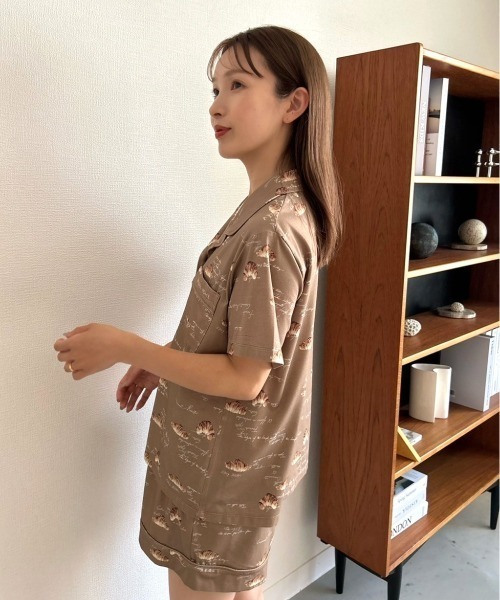 SNIDEL HOME（スナイデルホーム）の「【Moispro】開襟シャツ（ルーム