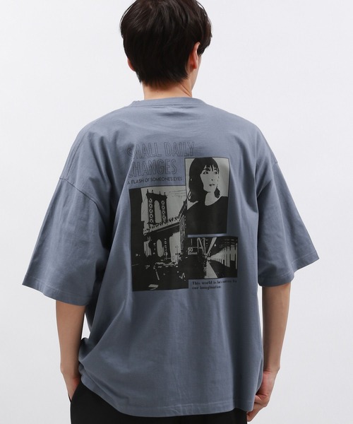 LAKOLE（ラコレ）の「シティガールプリントT半袖 / 130460（Tシャツ/カットソー・メンズ・ホワイト/ブルー/レッド・MEDIUM/LARGE/X-LARGE）」の15枚目の写真