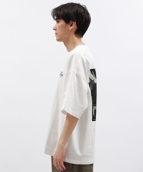 LAKOLE（ラコレ）の「シティガールプリントT半袖 / 130460（Tシャツ/カットソー・メンズ・ホワイト/ブルー/レッド・MEDIUM/LARGE/X-LARGE）」の7枚目の写真