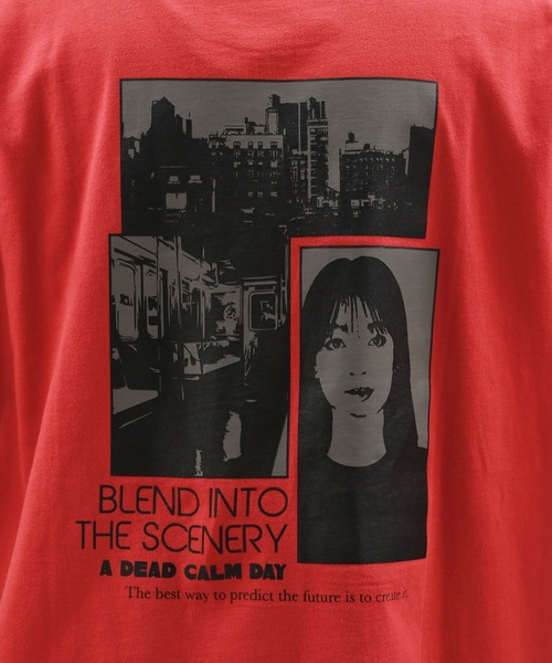 LAKOLE（ラコレ）の「シティガールプリントT半袖 / 130460（Tシャツ/カットソー・メンズ・ホワイト/ブルー/レッド・MEDIUM/LARGE/X-LARGE）」の21枚目の写真