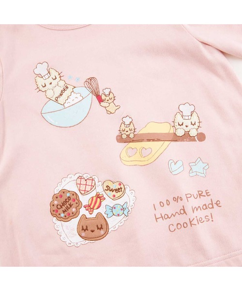 KP（ケーピー）の「パティシエココちゃん長袖Tシャツ(80～140)（Tシャツ/カットソー・キッズ・クリーム/ピンク・80ｃｍ/140cm/130cm/120cm/110cm/100cm/90cm）」の8枚目の写真