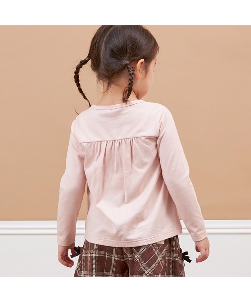 KP（ケーピー）の「パティシエココちゃん長袖Tシャツ(80～140)（Tシャツ/カットソー・キッズ・クリーム/ピンク・80ｃｍ/140cm/130cm/120cm/110cm/100cm/90cm）」の15枚目の写真