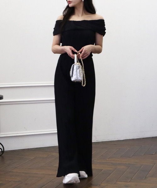 ROYAL PARTY（ロイヤルパーティー）の「カットプリーツワイドパンツ（その他パンツ・レディース・ライトグレー/ブラック/ボルドー・FREE）」の20枚目の写真