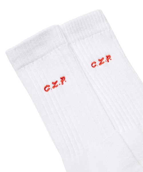 ZOZO(ゾゾ)の「【千葉市動物公園×ZOZO】C.Z.P.刺繍ソックス(期間限定商品)(ソックス/靴下・レディース・ブラック・M/L)」の2枚目の写真