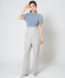 NOELA | ハイウエストバックレースアップパンツ(その他パンツ)