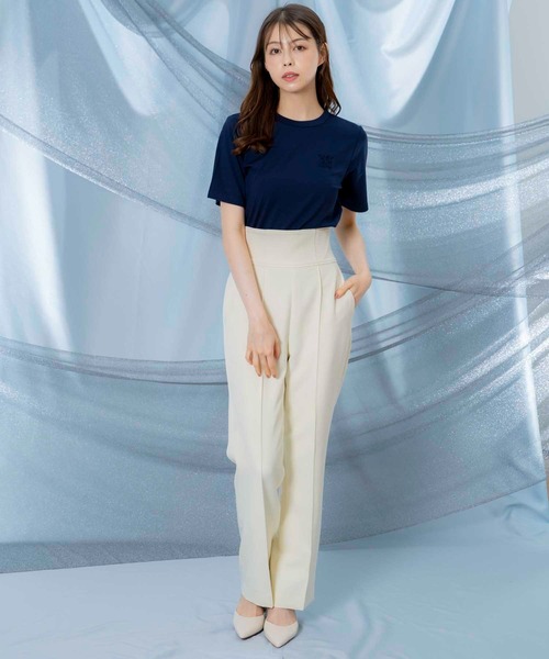 NOELA（ノエラ）の「ハイウエストバックレースアップパンツ（その他パンツ・レディース・ライトグリーン/オフホワイト/ブルー・S/M）」の5枚目の写真