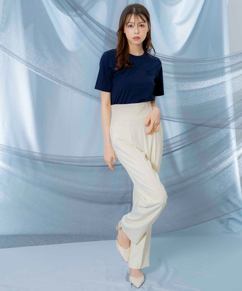 NOELA（ノエラ）の「ハイウエストバックレースアップパンツ（その他パンツ・レディース・ライトグリーン/オフホワイト/ブルー・S/M）」の7枚目の写真