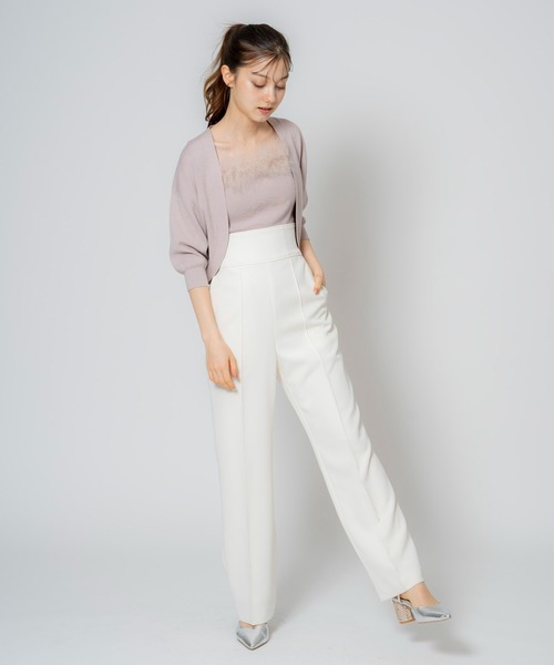 NOELA（ノエラ）の「ハイウエストバックレースアップパンツ（その他パンツ・レディース・ライトグリーン/オフホワイト/ブルー・S/M）」の8枚目の写真