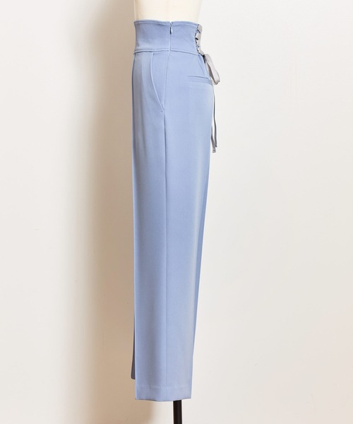 NOELA（ノエラ）の「ハイウエストバックレースアップパンツ（その他パンツ・レディース・ライトグリーン/オフホワイト/ブルー・S/M）」の20枚目の写真