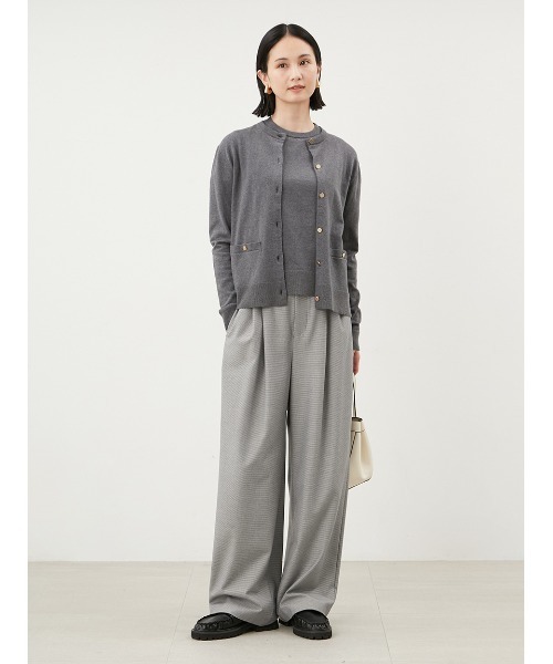 【セール】金釦ポケットデザインニットカーディガン（カーディガン/ボレロ）｜Mila Owen（ミラオーウェン）