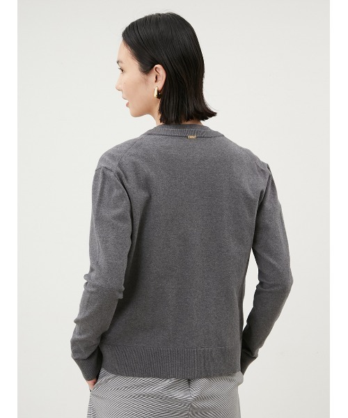 【セール】金釦ポケットデザインニットカーディガン（カーディガン/ボレロ）｜Mila Owen（ミラオーウェン）