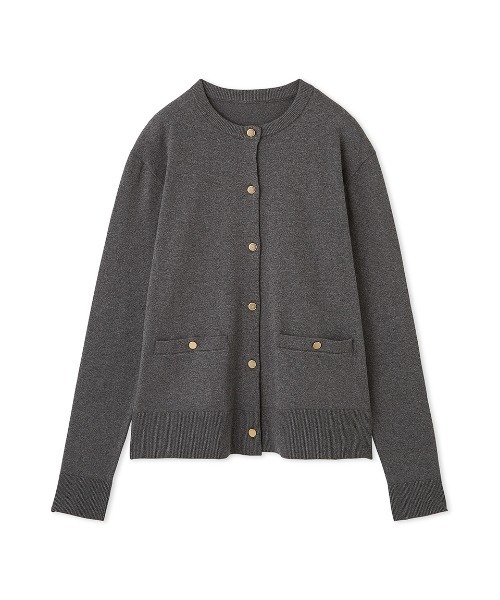 Mila Owen（ミラオーウェン）の「金釦ポケットデザインニット