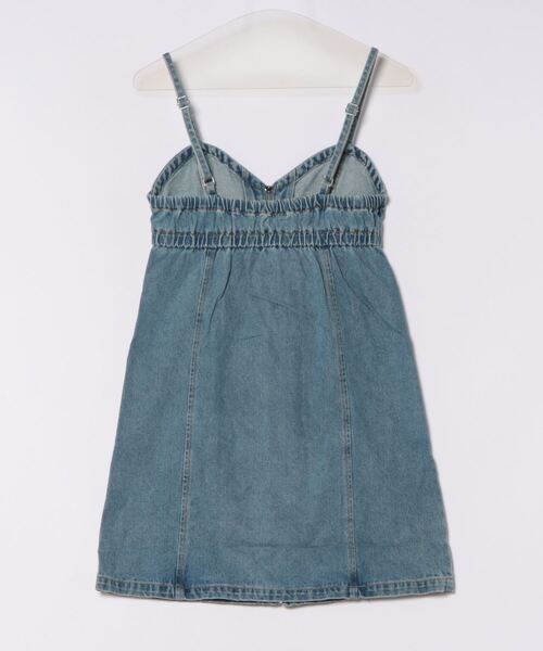 GORGE(ゴージ)の「《ZIPキャミワンピ》レディース デニムミニジャンスカ レイヤード対応 春夏秋冬(ワンピース・レディース・ブルー/ブラック・F)」の12枚目の写真