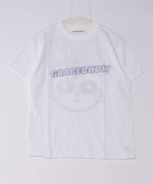 B.I.D.(ビーアイディー)の「《Grace Chow/グレース チョウ》Graphic/Design T(Tシャツ/カットソー・レディース・ブラック/ホワイト・MEDIUM/SMALL)」の2枚目の写真