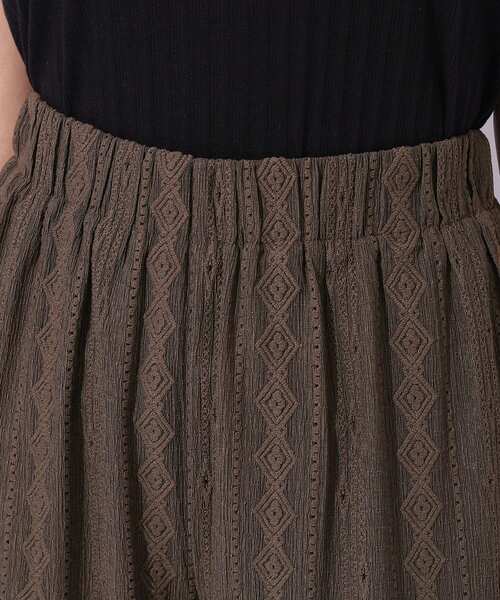 Cutie Blonde（キューティーブロンド）の「【洗える】甘すぎない大人のレース使い ストレートイージーパンツ（その他パンツ・レディース・ブルー/ブラック/ブラウン系その他・02/03/04）」の19枚目の写真