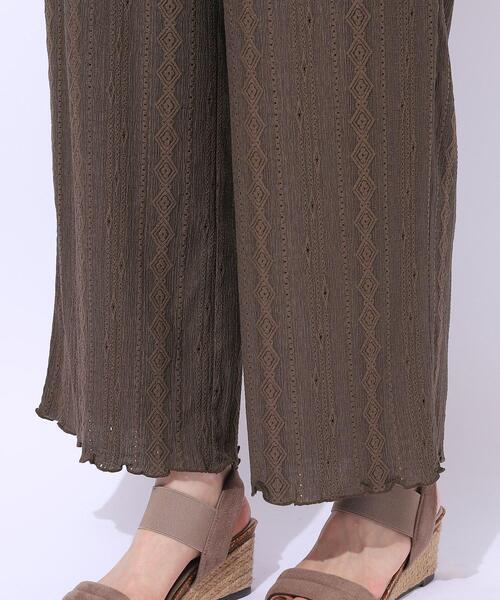 Cutie Blonde（キューティーブロンド）の「【洗える】甘すぎない大人のレース使い ストレートイージーパンツ（その他パンツ・レディース・ブルー/ブラック/ブラウン系その他・02/03/04）」の20枚目の写真