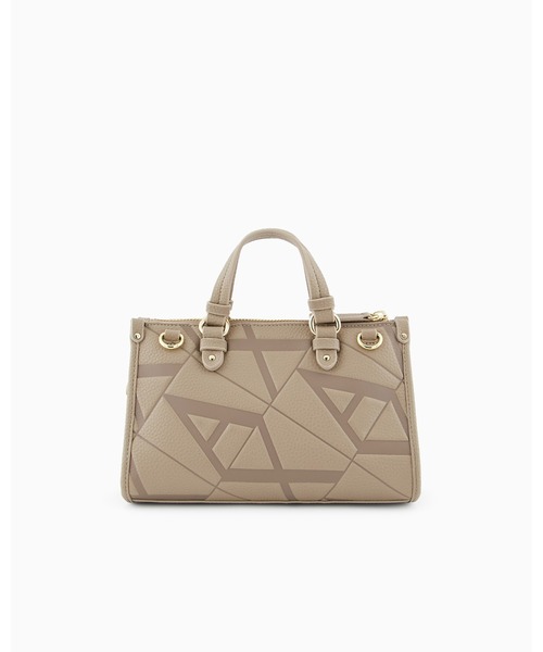 【送関込】ARMANI EXCHANGE モノグラム ロゴ ハンドバッグ undefined