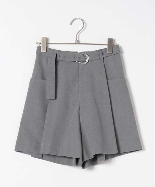 Heather(ヘザー)の「ベルト付きショートパンツ 148879(その他パンツ・レディース・グレー/ブラック・S/M)」の3枚目の写真