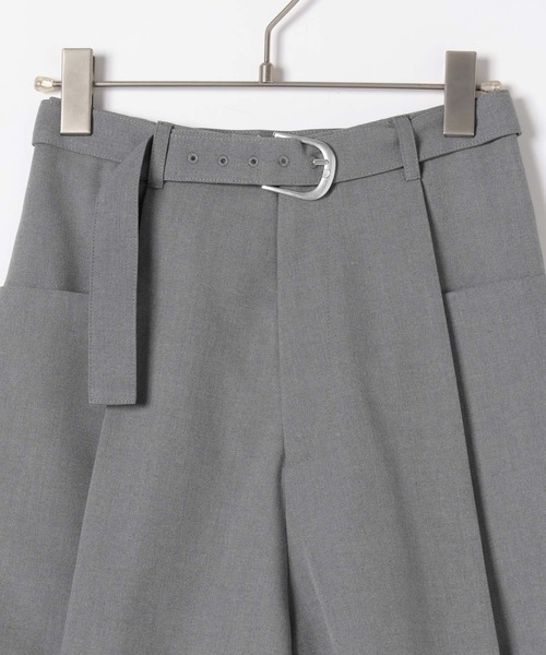 Heather(ヘザー)の「ベルト付きショートパンツ 148879(その他パンツ・レディース・グレー/ブラック・S/M)」の4枚目の写真