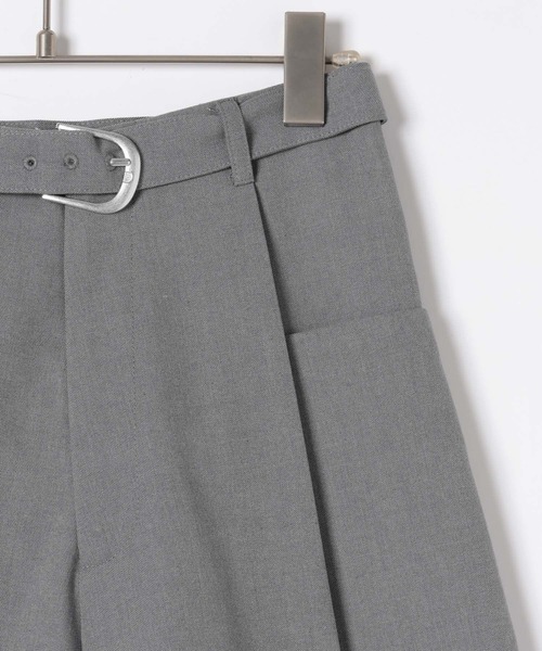 Heather(ヘザー)の「ベルト付きショートパンツ 148879(その他パンツ・レディース・グレー/ブラック・S/M)」の5枚目の写真